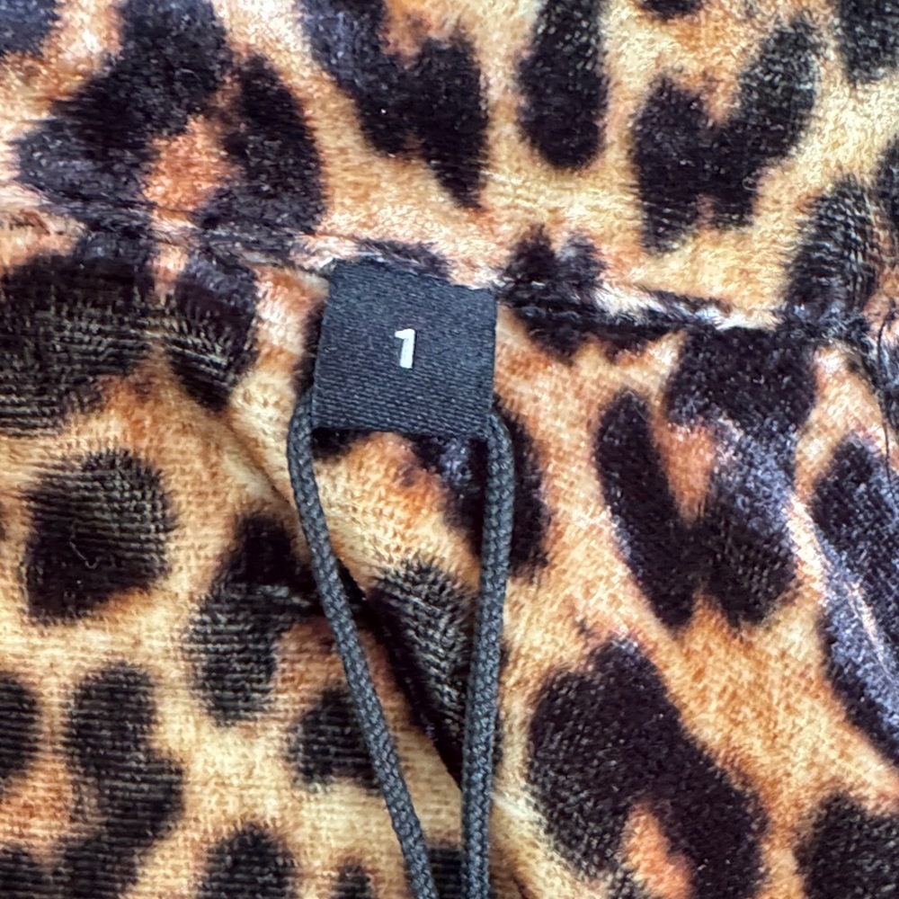KOOPLES VELVET LEOPARD Women's Shirt/Jacket NWT - Picture 7 of 9